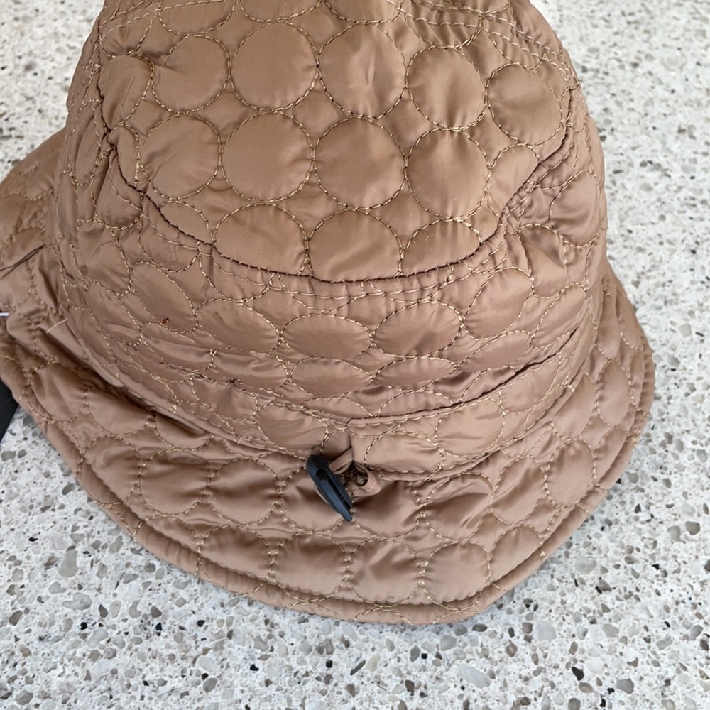 Quilted bucket hat weather proof S/M - Picture 3 of 4